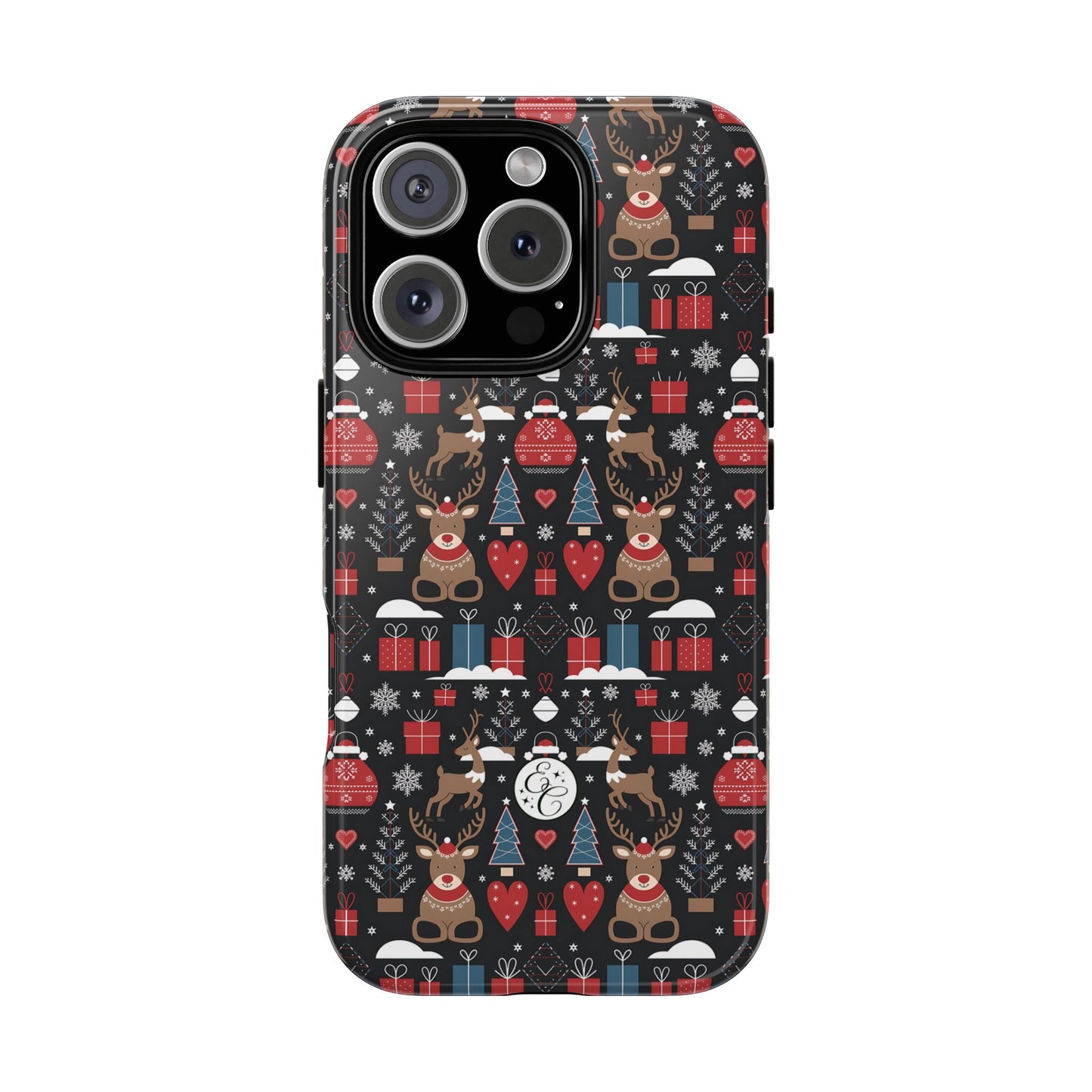 Christmas Holiday Pattern Tough Phone Case