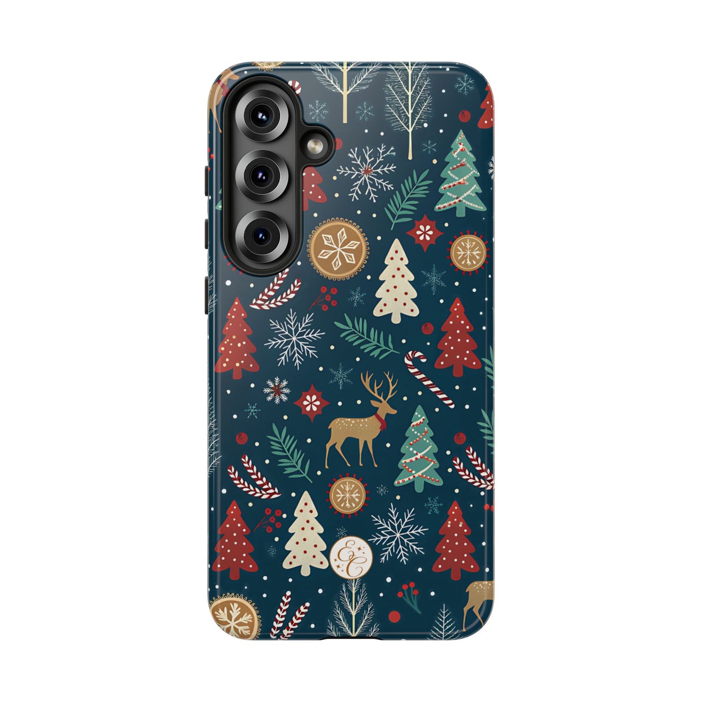 Christmas Holiday Pattern Tough Phone Case