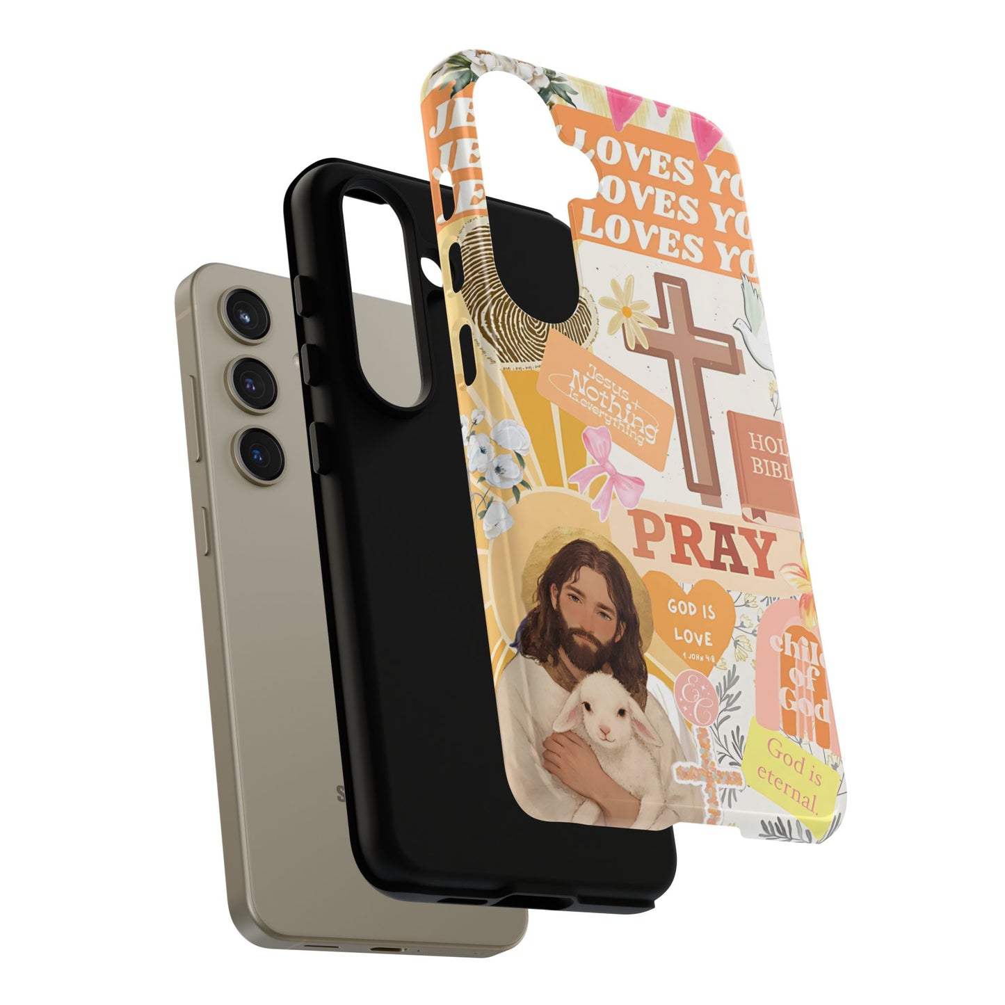 Christian Collage Tough Phone Case
