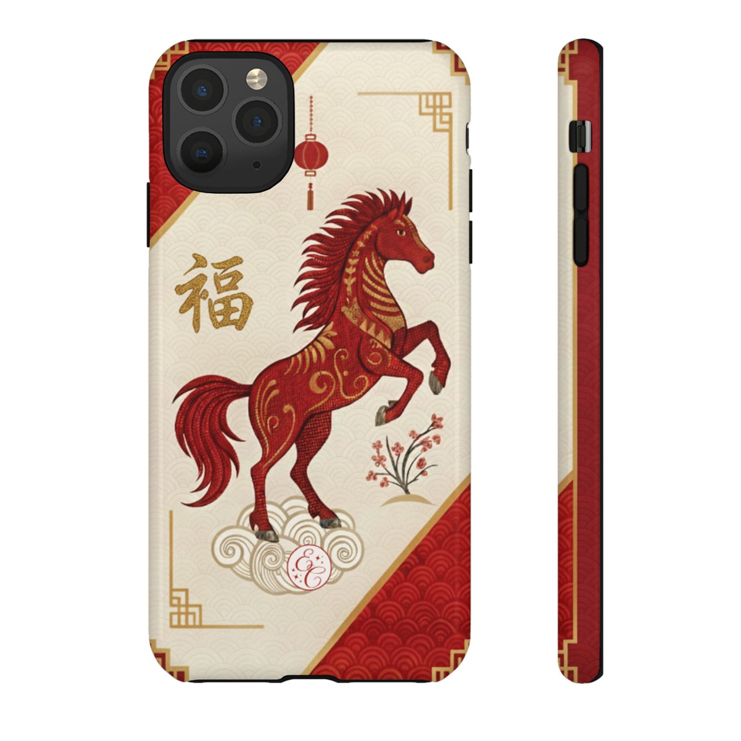 Chinese Zodiac Horse Tough Phone Case