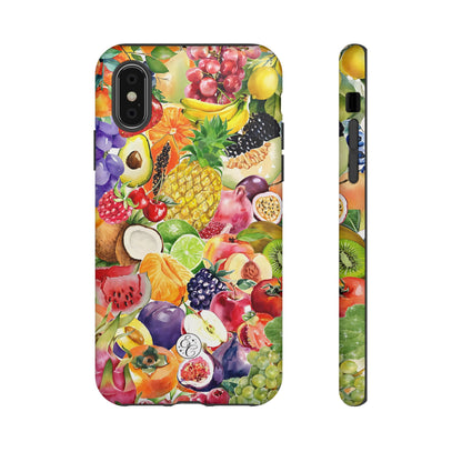 Colorful Fruits Collage Tough Phone Case