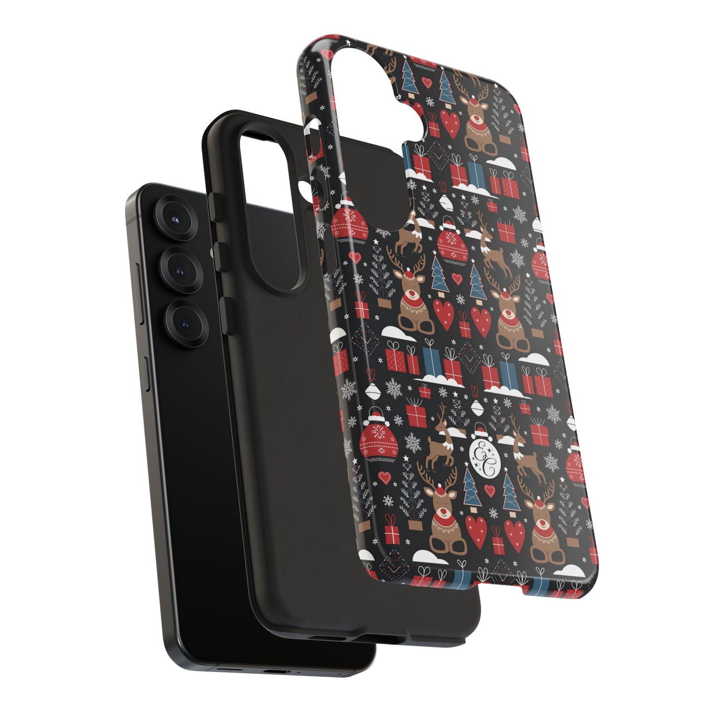 Christmas Holiday Pattern Tough Phone Case