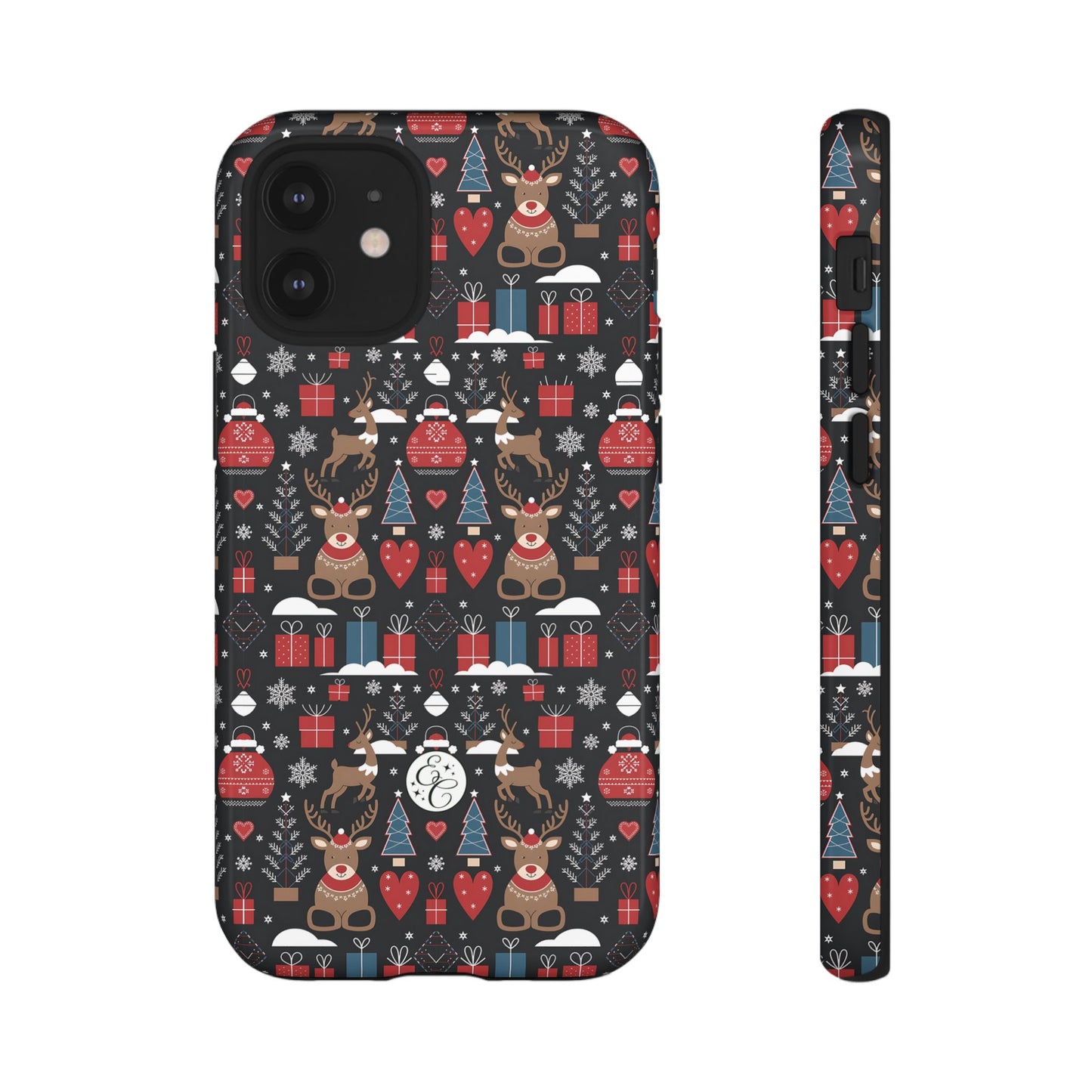 Christmas Holiday Pattern Tough Phone Case