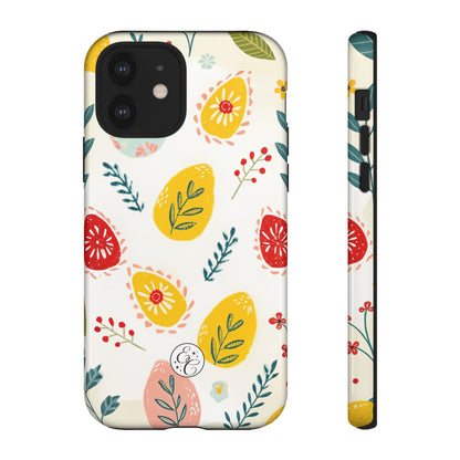 Colorful Easter Egg Pattern Tough Phone Case