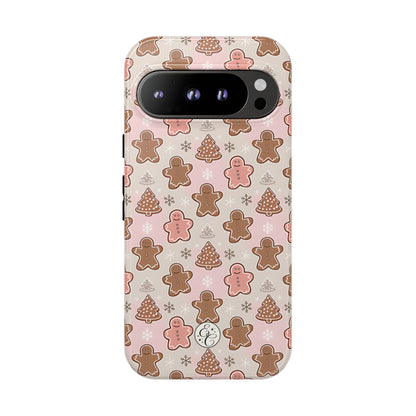 Gingerbread Men & Xmas Tree Pattern Tough Phone Case