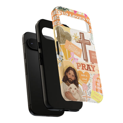 Christian Collage Tough Phone Case