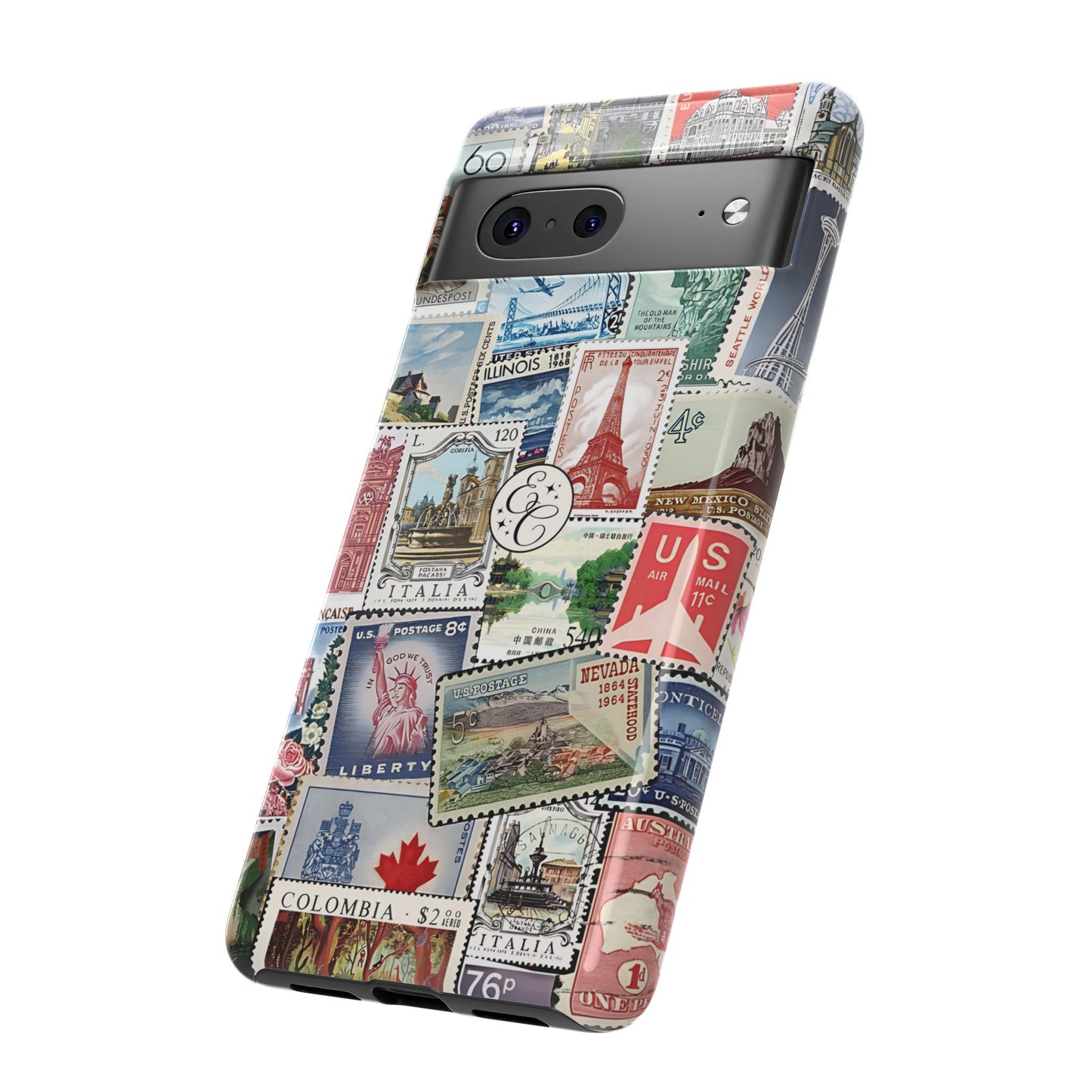 Vintage Stamp Collection Tough Phone Case