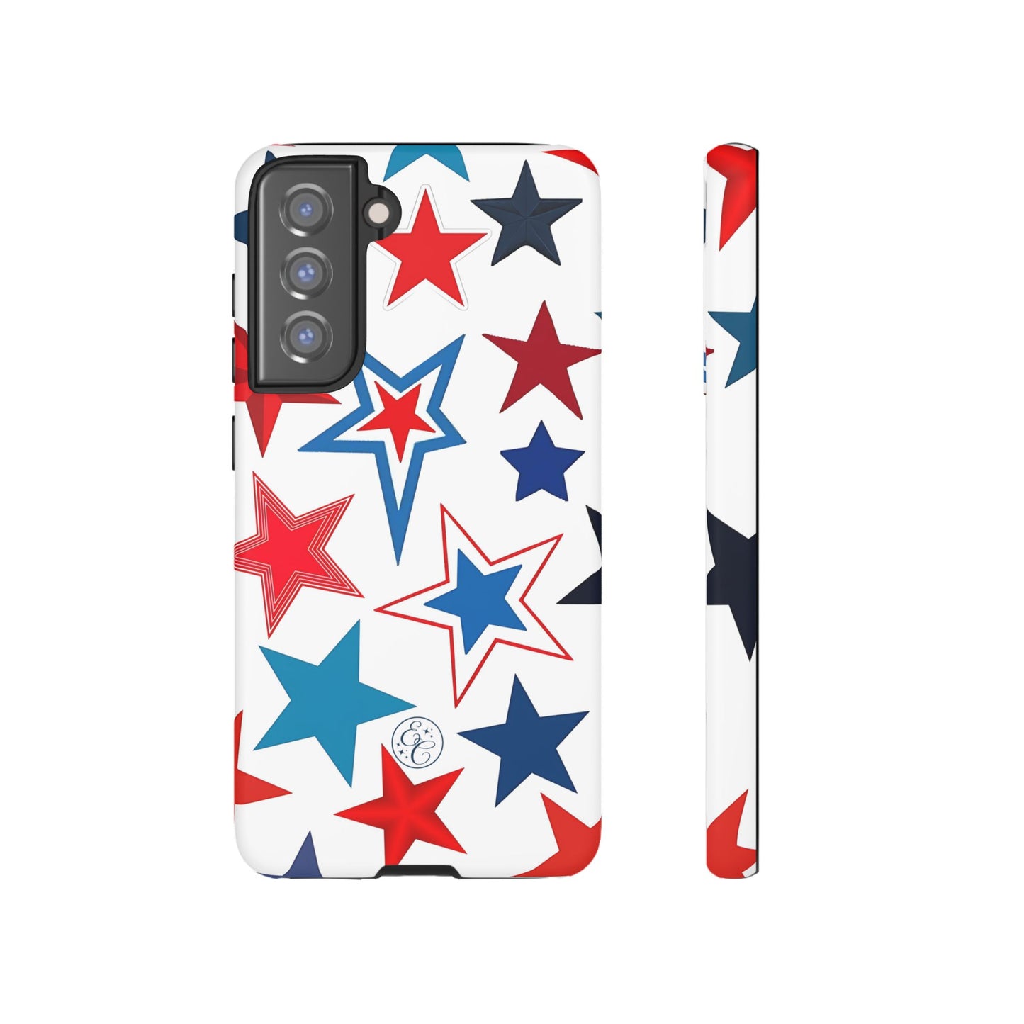 Patriotic Star Pattern Tough Phone Case