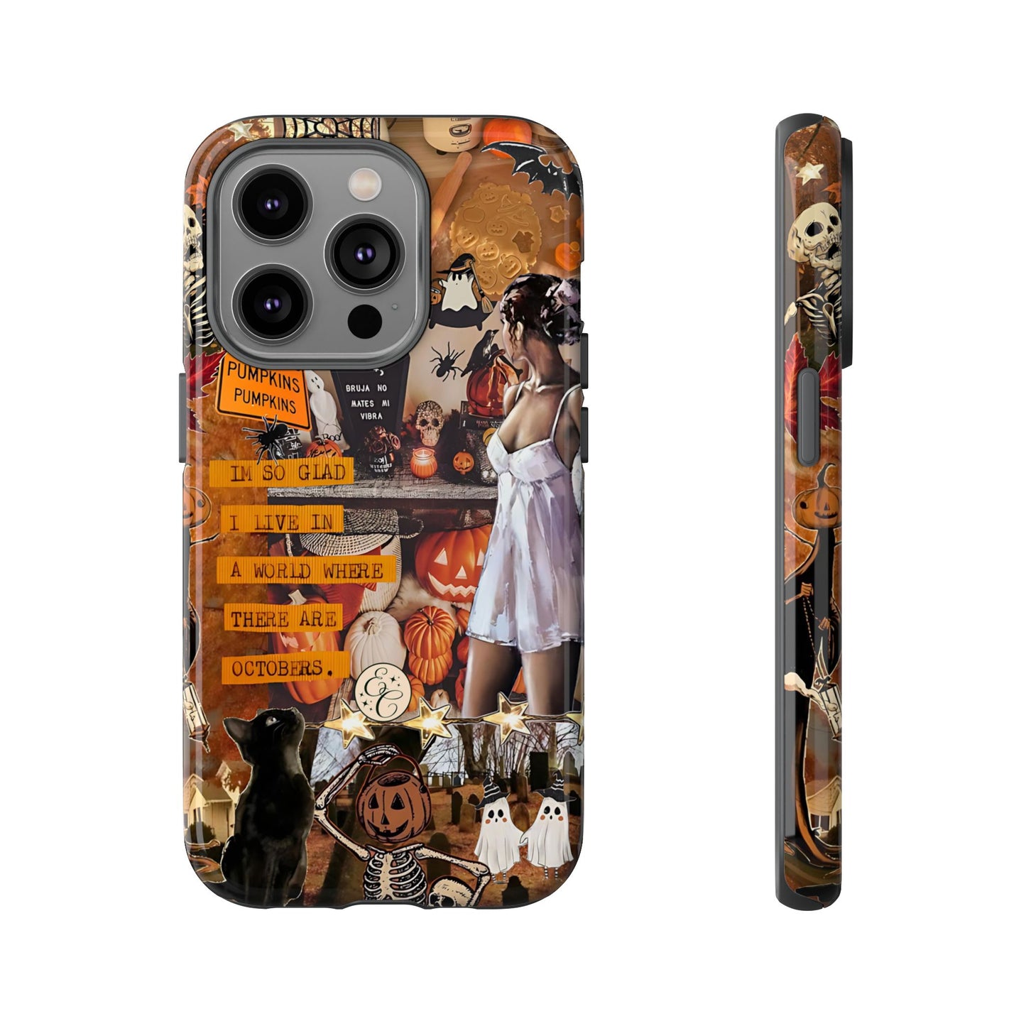 Halloween Aesthetic Collage Tough Phone Case