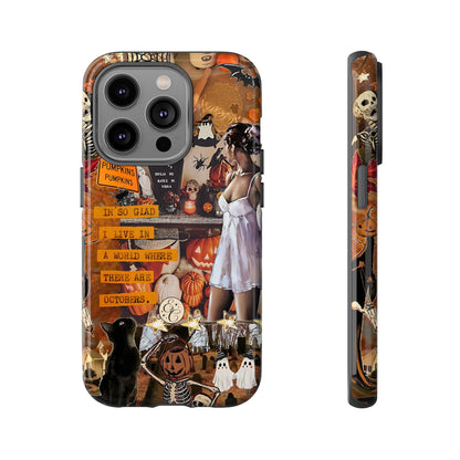 Halloween Aesthetic Collage Tough Phone Case