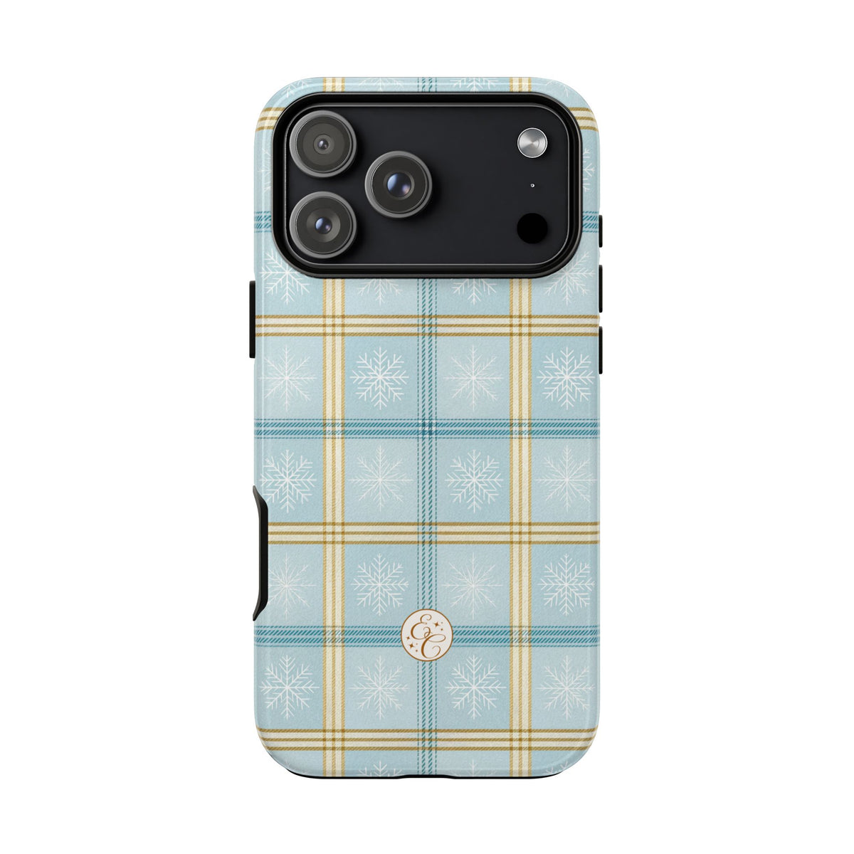 Blue Winter Plaid Phone Case