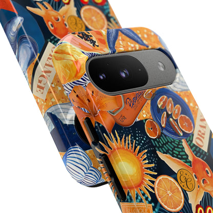 Nautical and Citrus Tough Phone Case