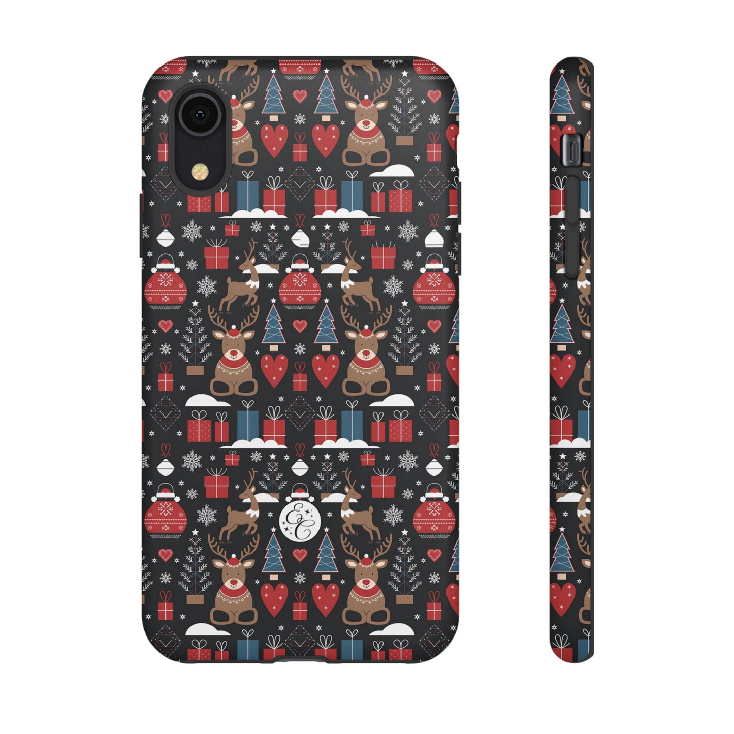 Christmas Holiday Pattern Tough Phone Case