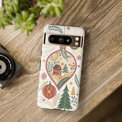 Cozy Christmas Ornament Tough Phone Case