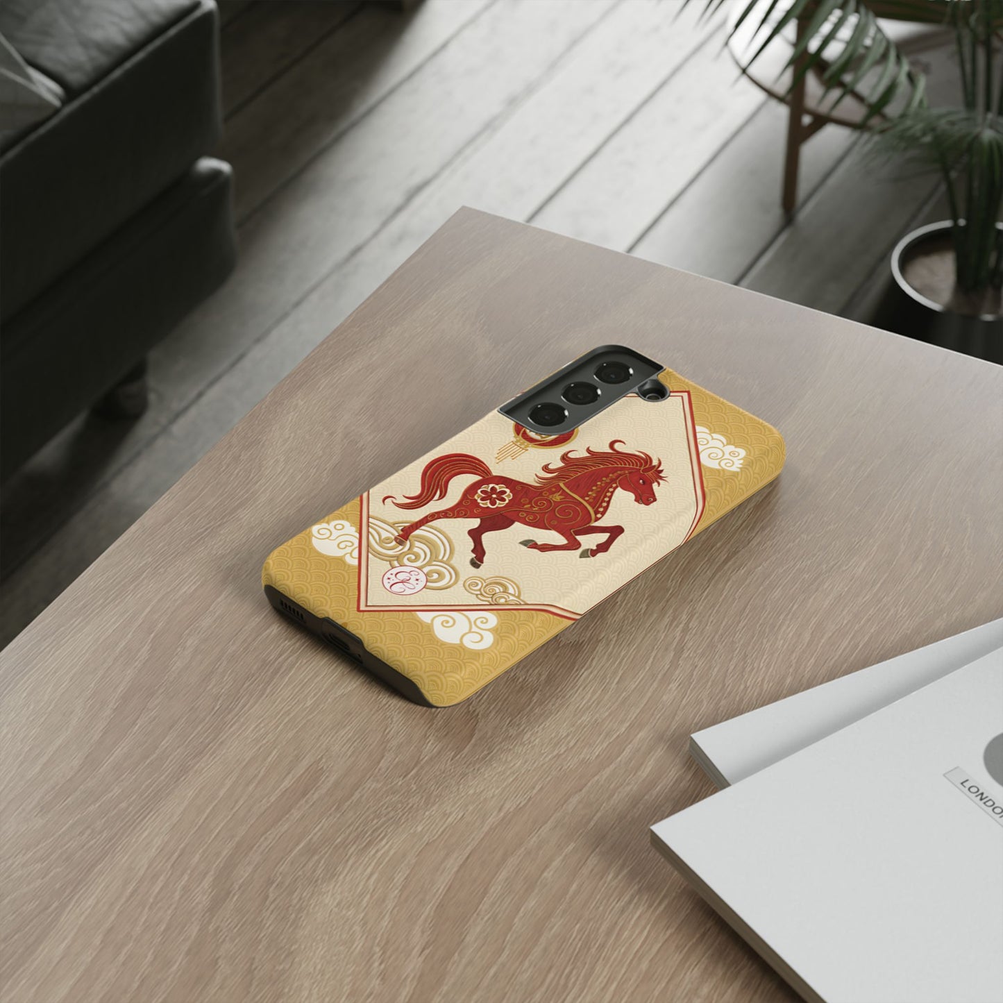 Chinese New Year Lucky Horse Tough Phone Case