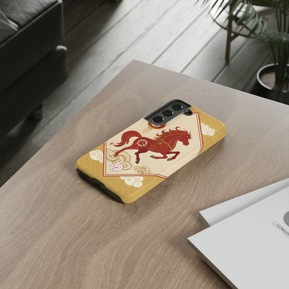 Chinese New Year Lucky Horse Tough Phone Case