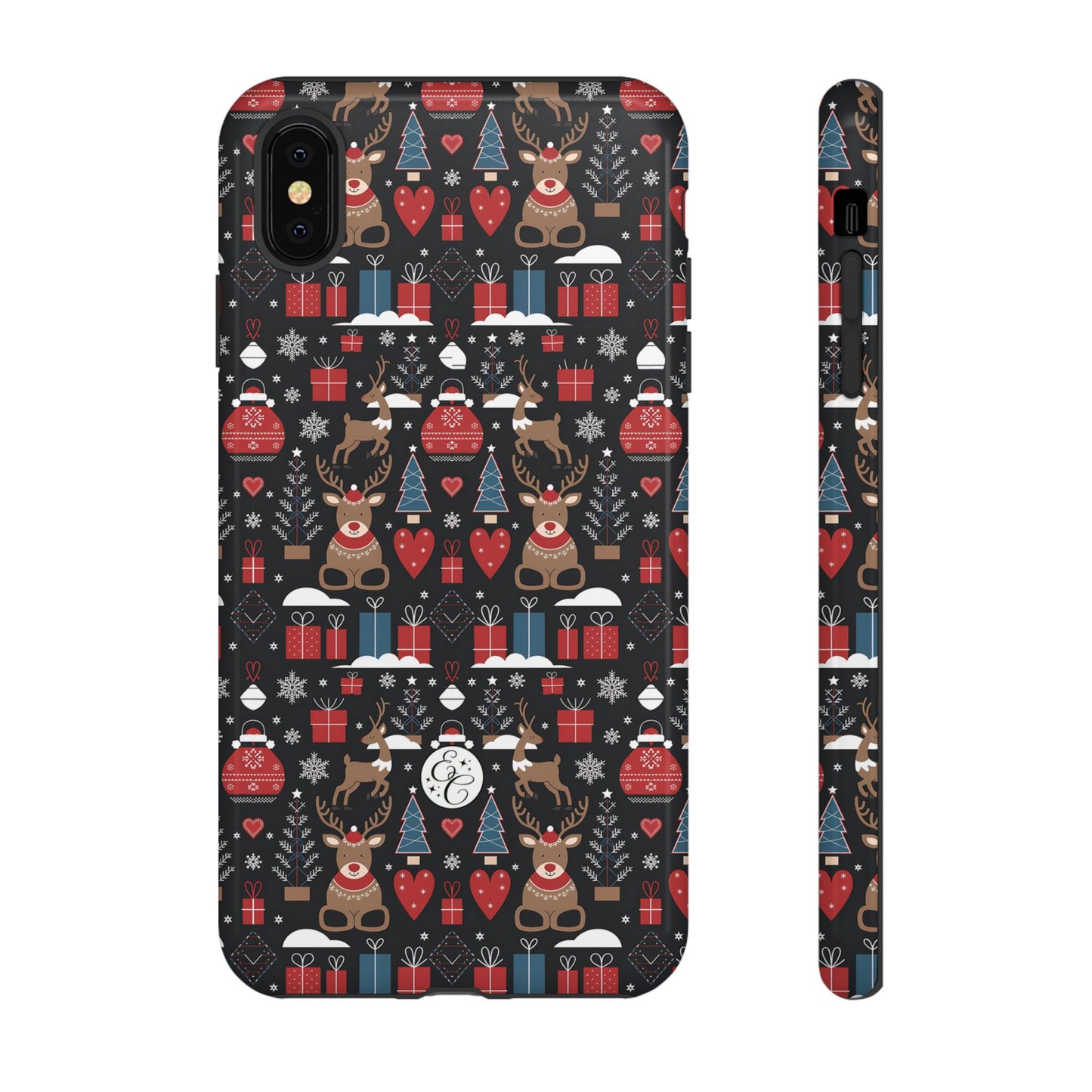 Christmas Holiday Pattern Tough Phone Case