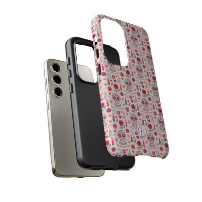Pink Boho Día de los Muertos Phone Case