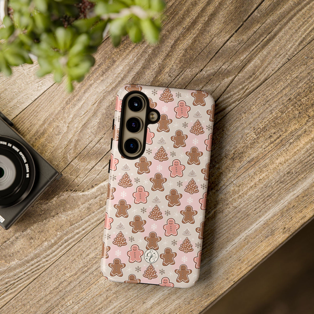 Gingerbread Men & Xmas Tree Pattern Phone Case