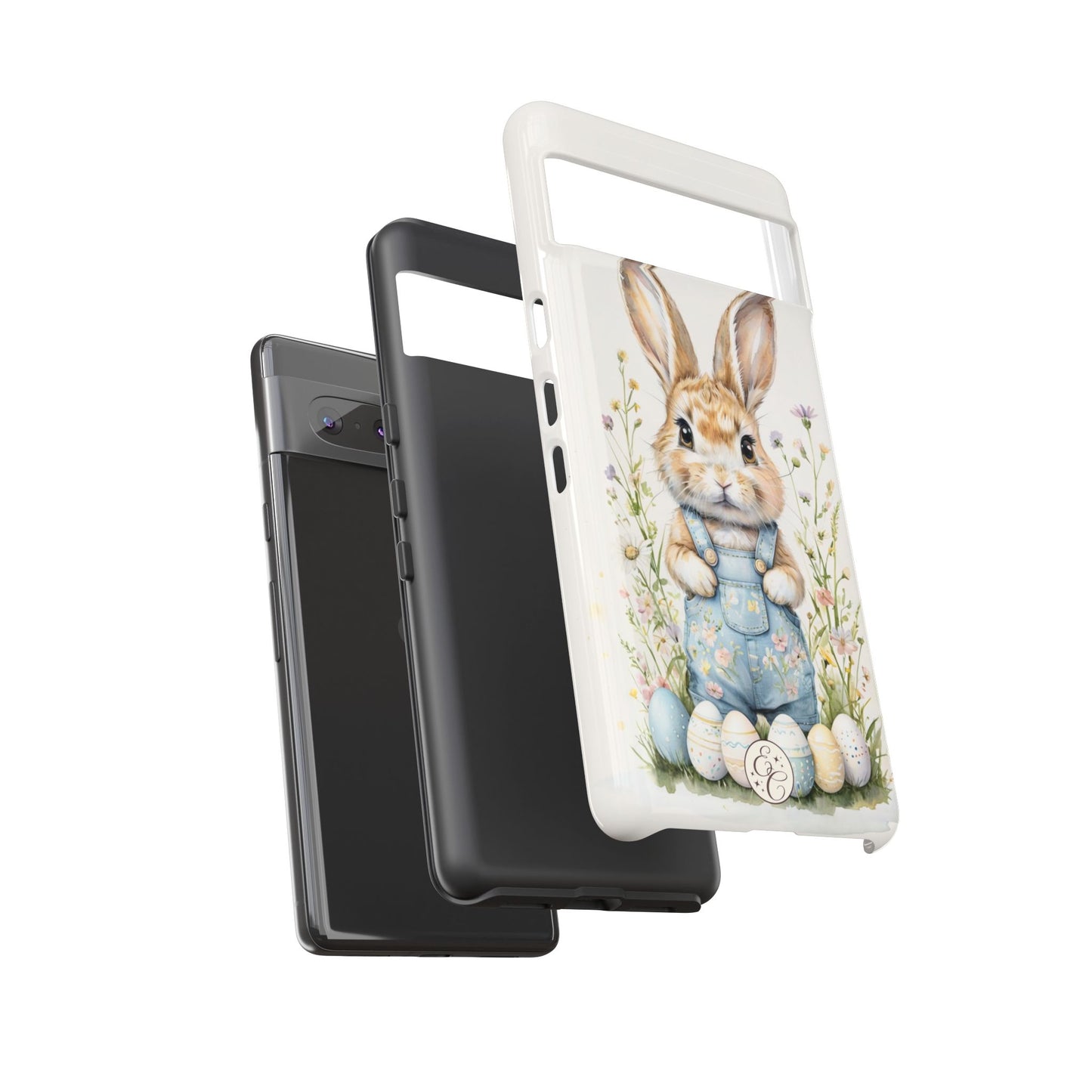 Bunny with Easter Eggs Tough Phone Case