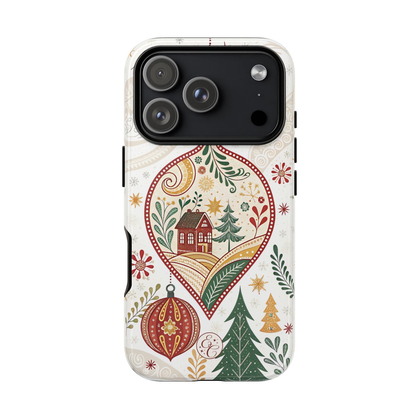 Cozy Christmas Ornament Tough Phone Case