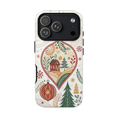 Cozy Christmas Ornament Tough Phone Case