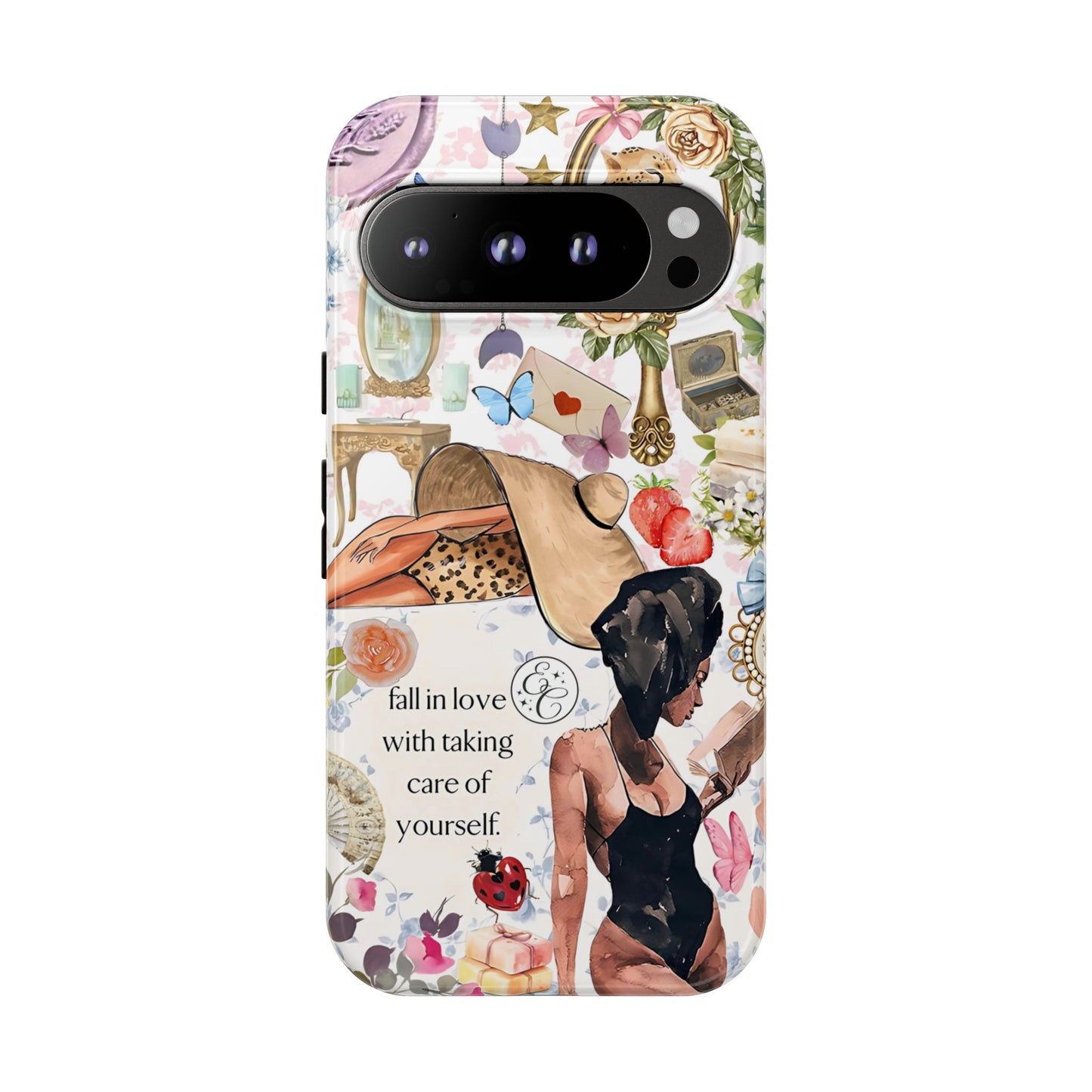 Aesthetic Coquette Collage Tough Phone Case