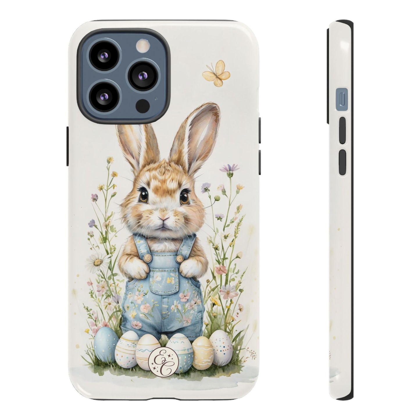 Bunny with Easter Eggs Tough Phone Case