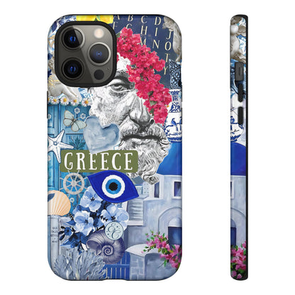 Greek Summer Collage Tough Phone Case