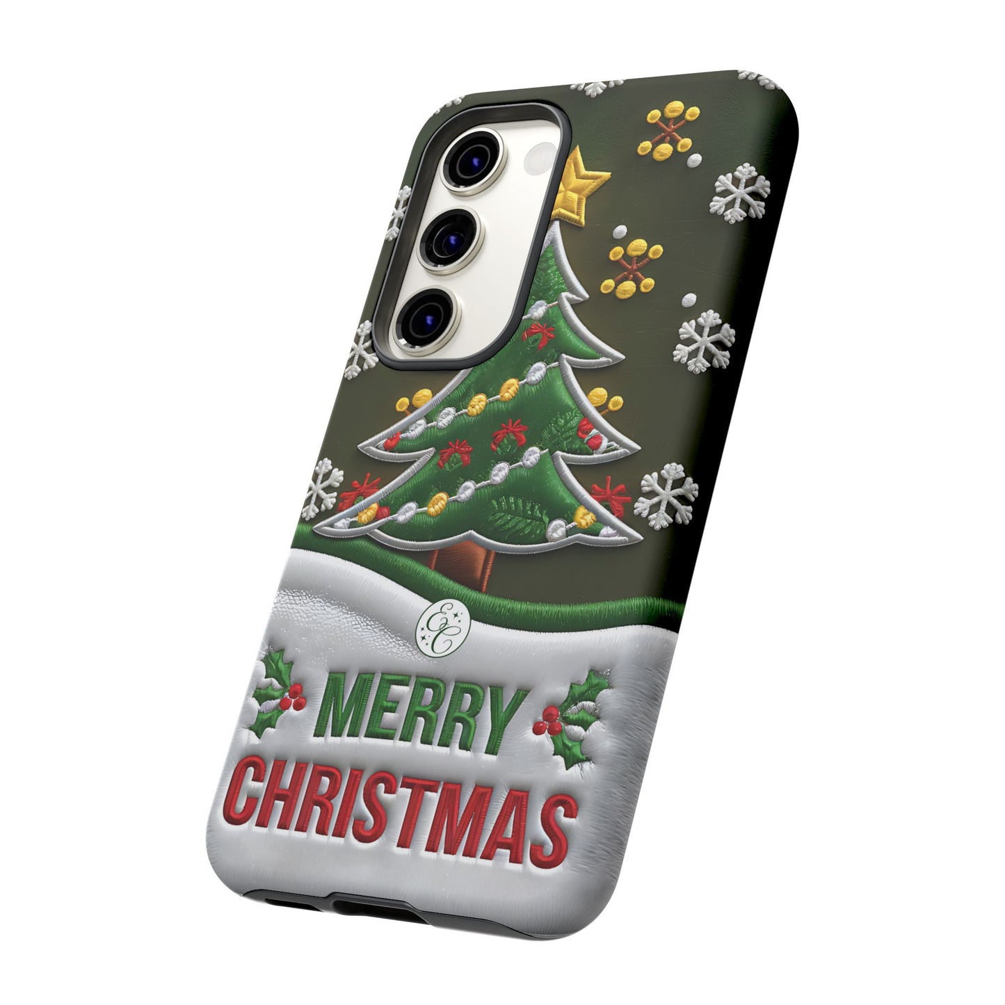 Merry Christmas Tree Tough Phone Case