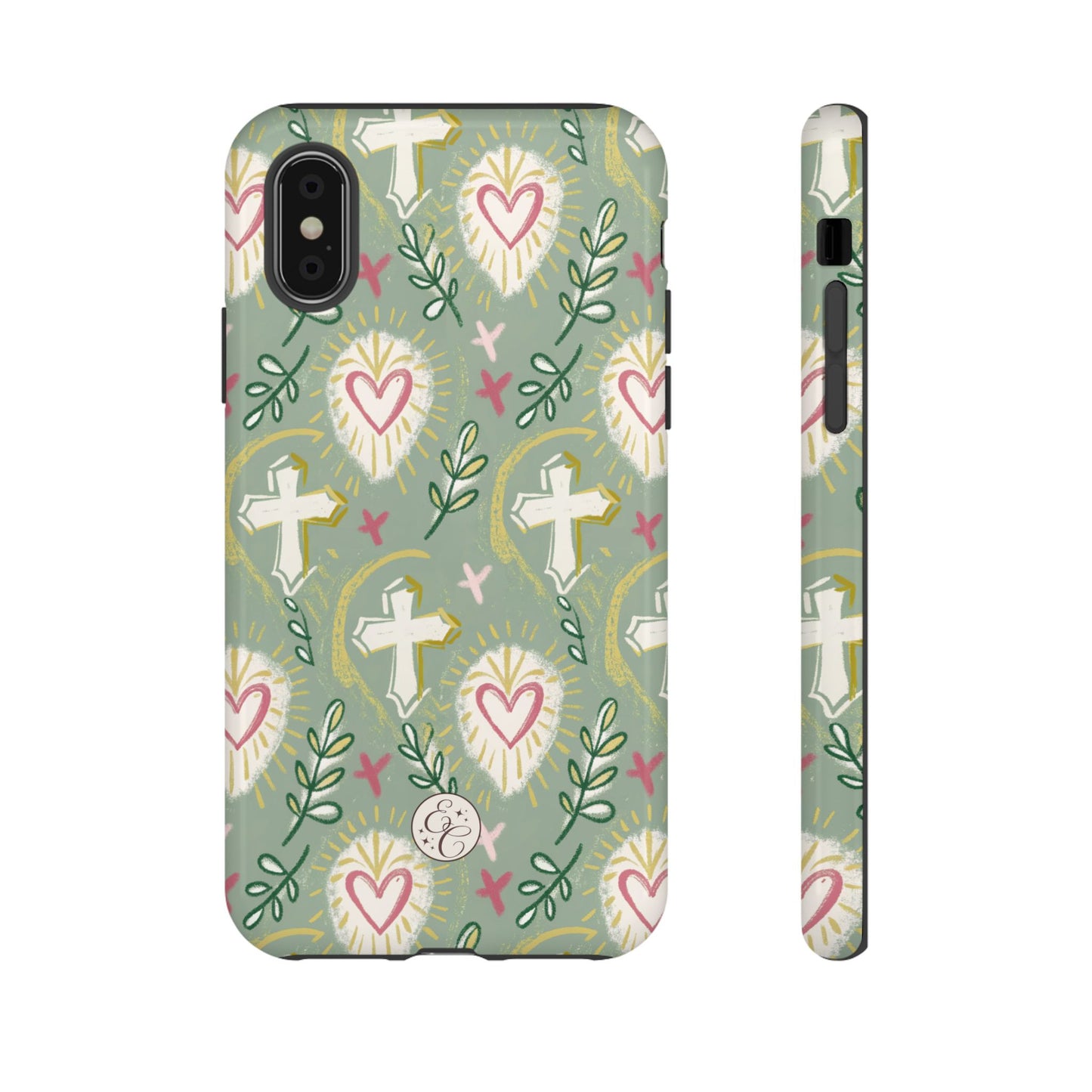 Christian Cross Boho Pattern Tough Phone Case