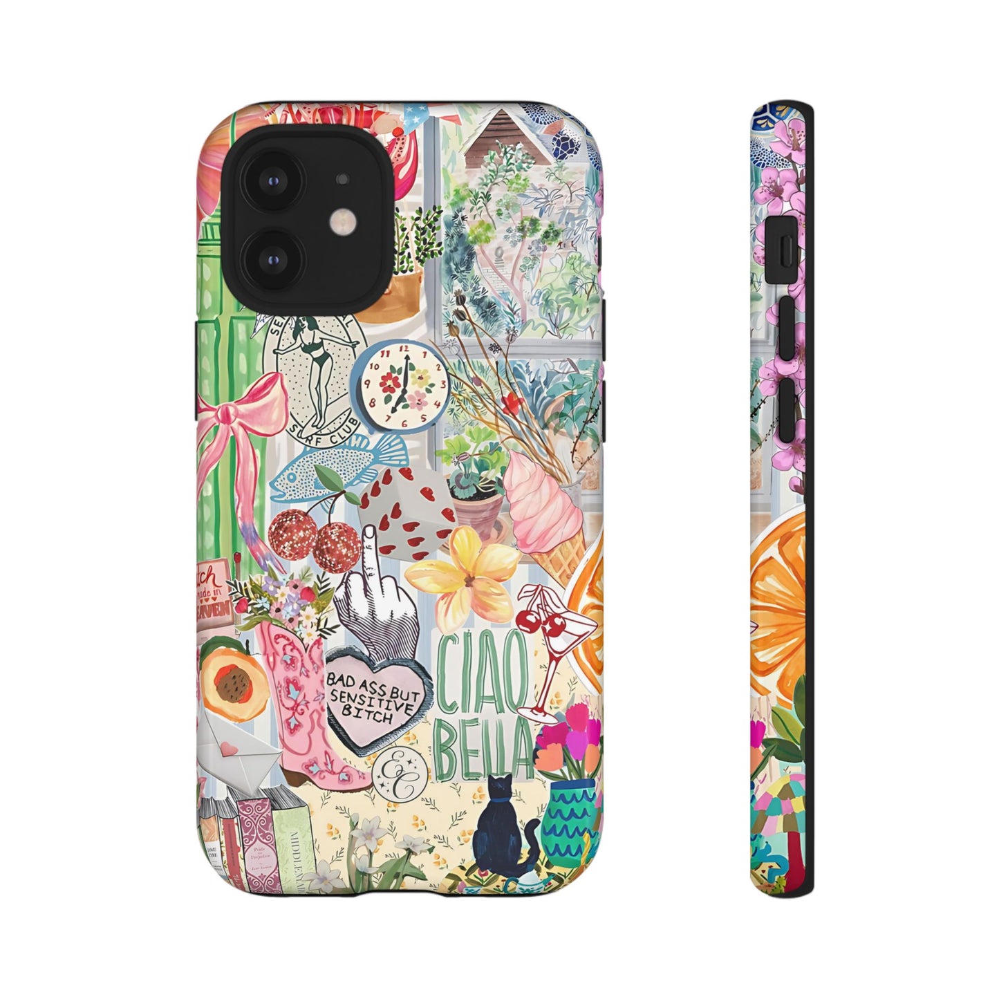 Coquette Art Collage Tough Phone Case