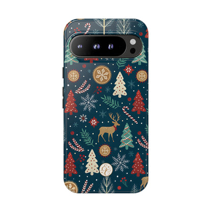 Christmas Holiday Pattern Tough Phone Case