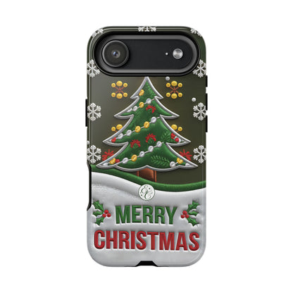 Merry Christmas Tree Tough Phone Case