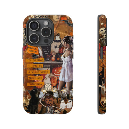 Halloween Aesthetic Collage Tough Phone Case