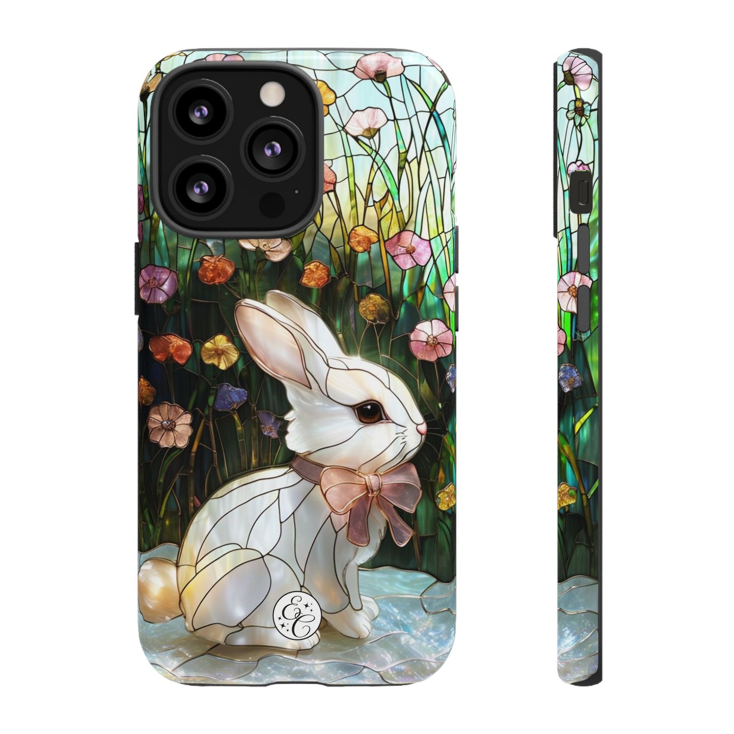 Easter Rabbit Stained Glass Tough Phone Case