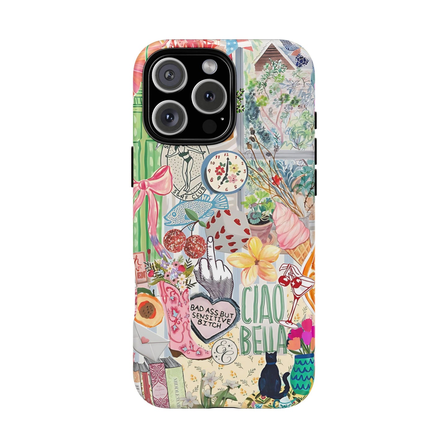 Coquette Art Collage Tough Phone Case