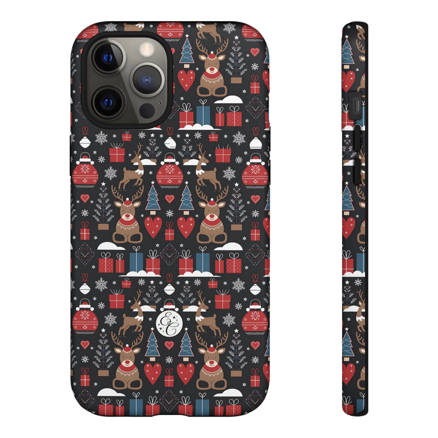 Christmas Holiday Pattern Tough Phone Case