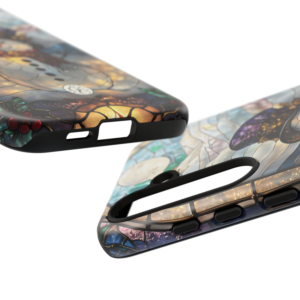 Snowman Stained Glass Phone Case