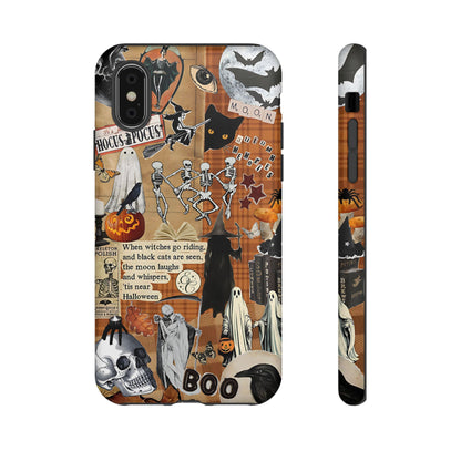 Halloween Spooky Collage Tough Phone Case