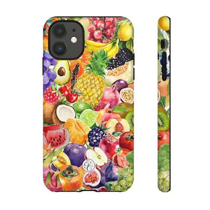 Colorful Fruits Collage Tough Phone Case