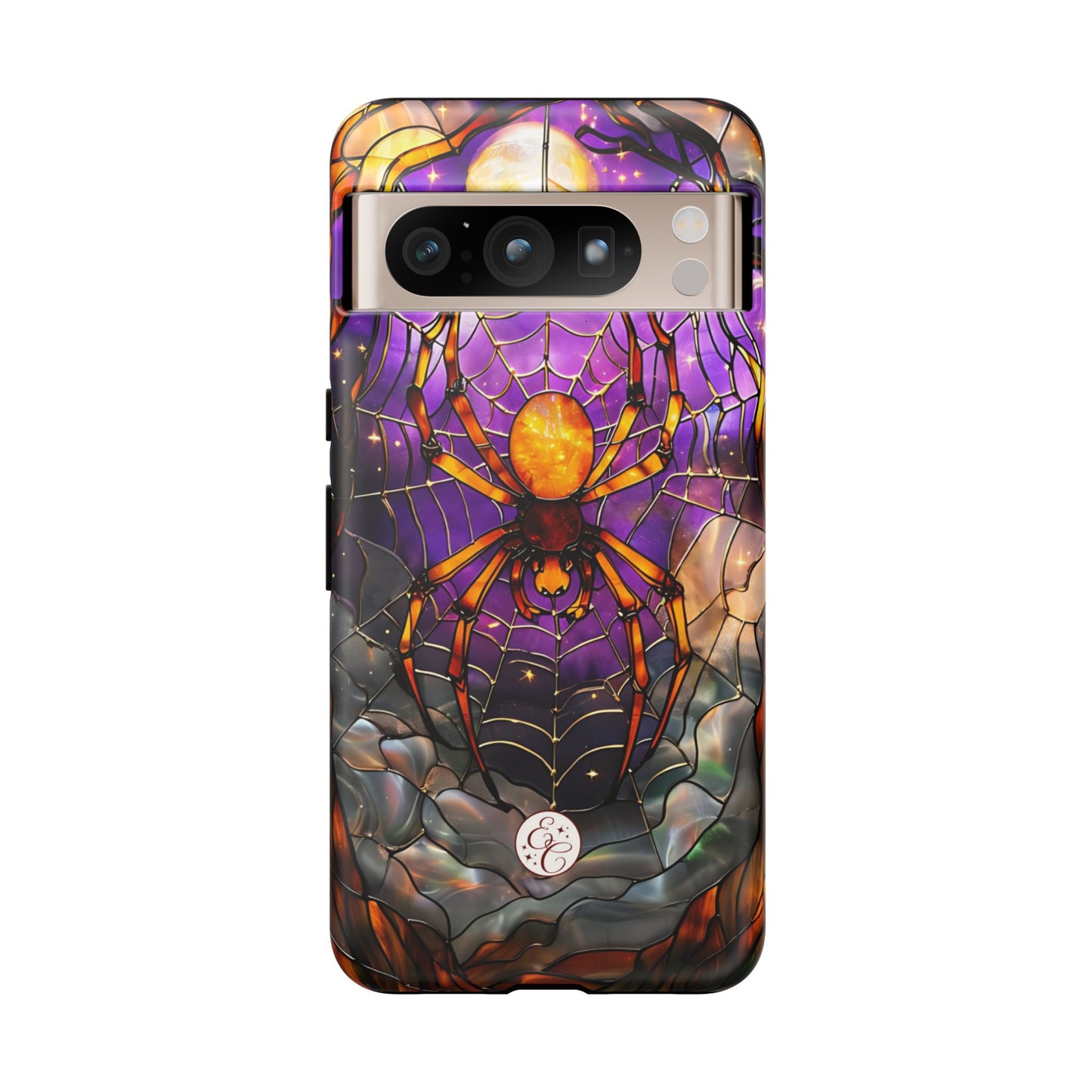 Stained Glass Spider Tough Phone Case