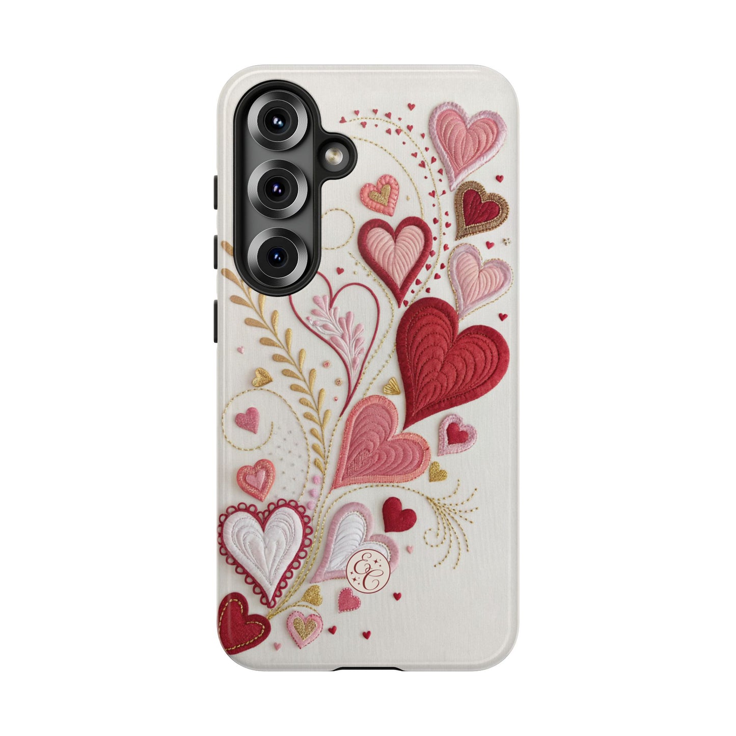 Hearts Pattern Tough Phone Case