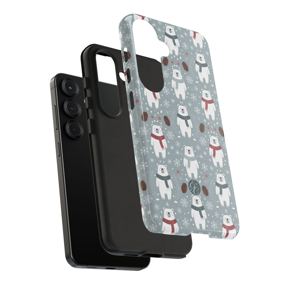 Cute Polar Bear Christmas Phone Case