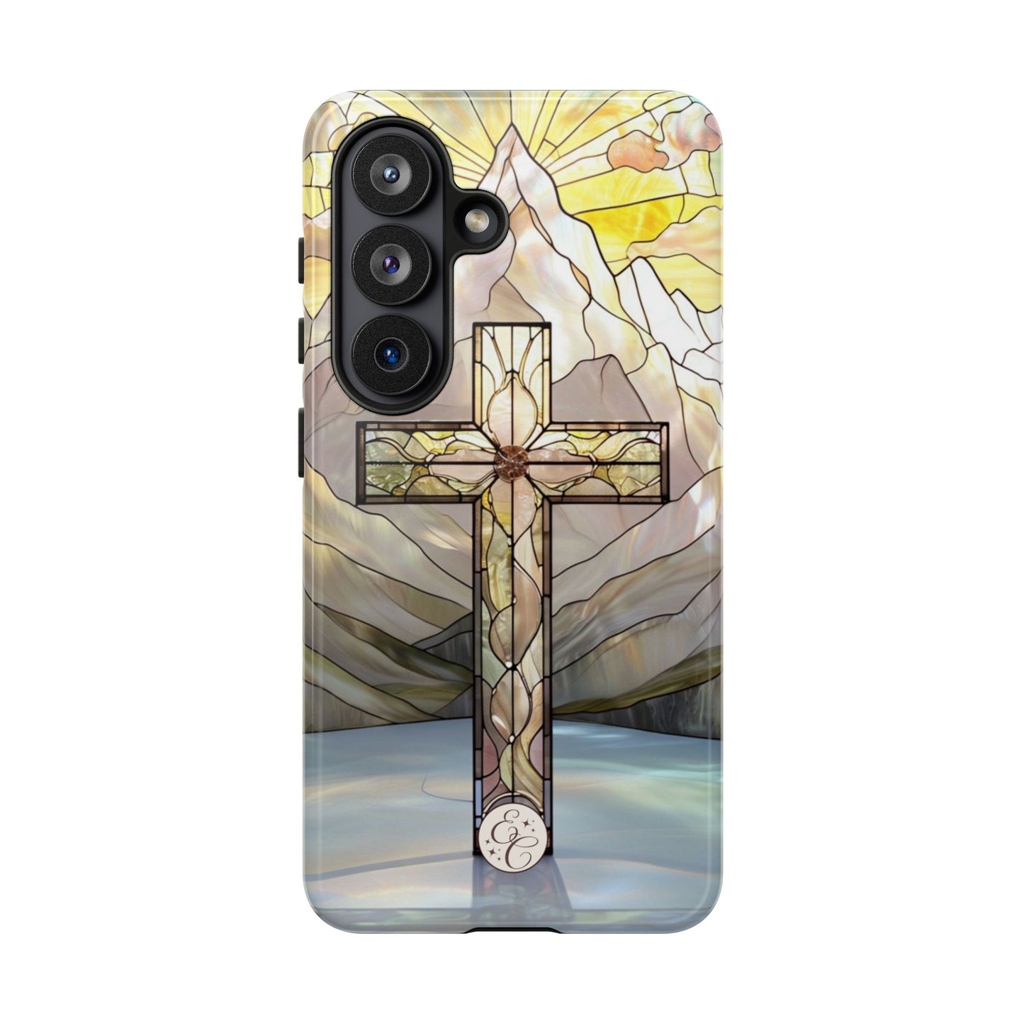 Stained Glass Cross Tough Phone Case