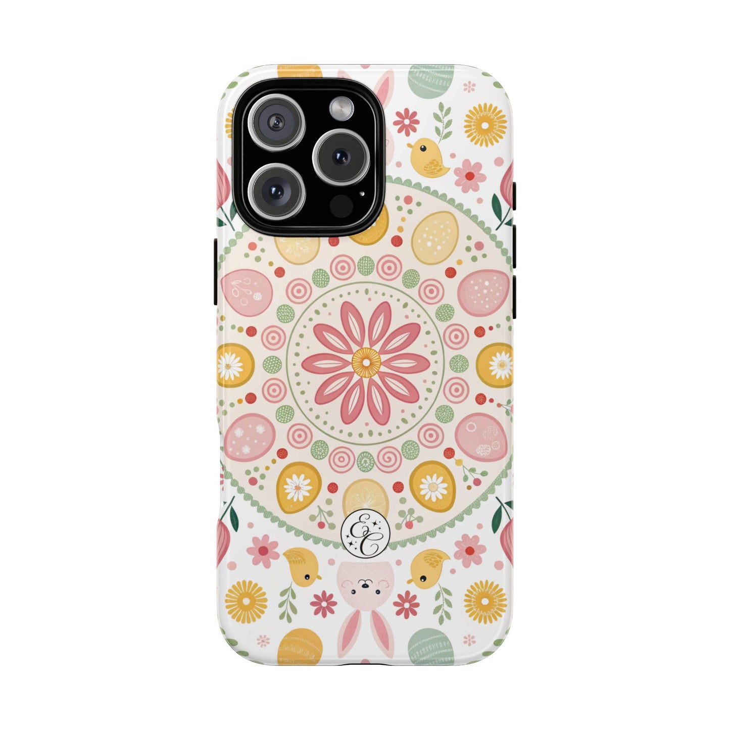 Colorful Easter Mandala Tough Phone Case