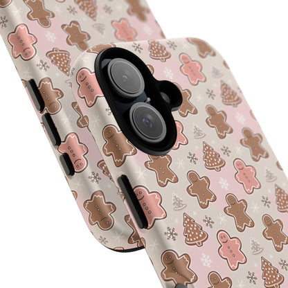 Gingerbread Men & Xmas Tree Pattern Phone Case