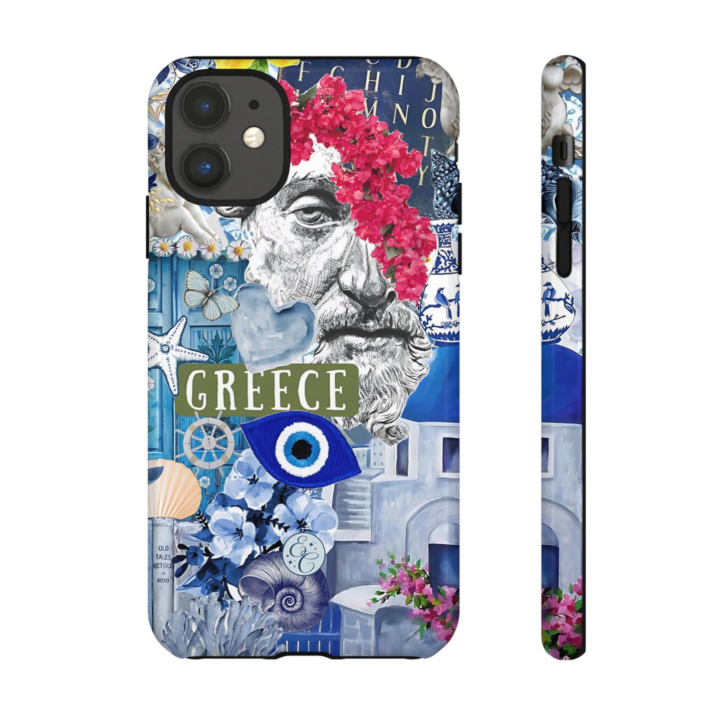 Greek Summer Collage Tough Phone Case