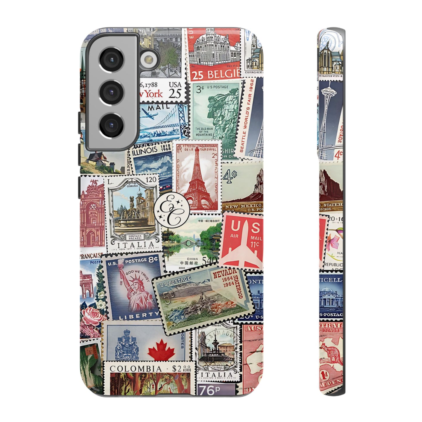 Vintage Stamp Collection Tough Phone Case