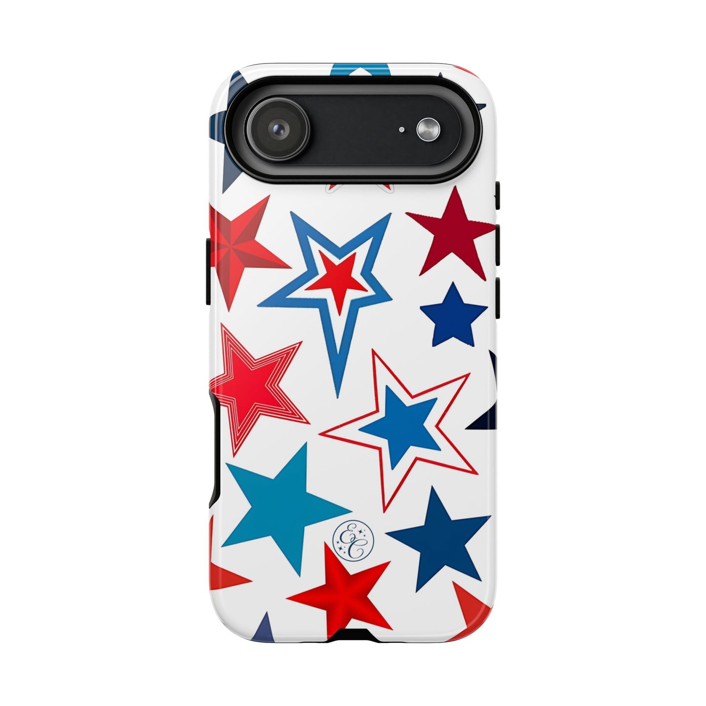 Patriotic Star Pattern Tough Phone Case